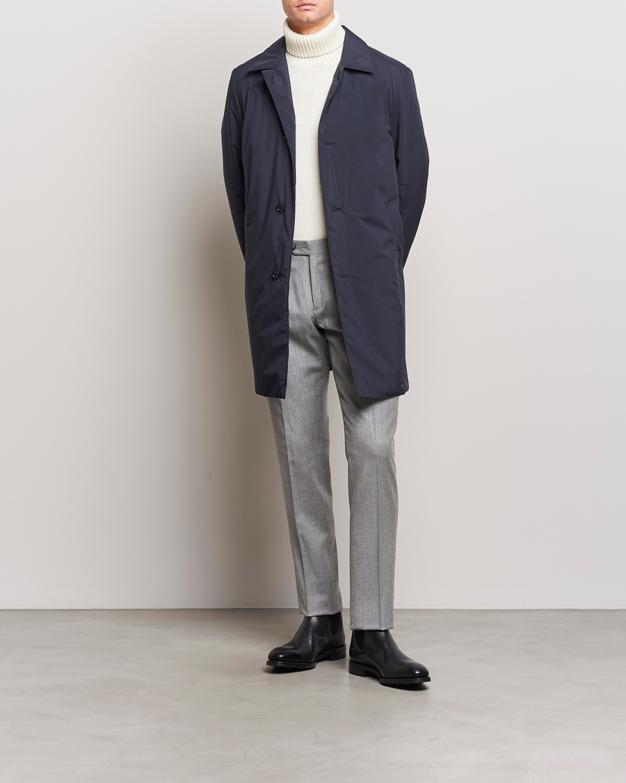Uomini | Pantaloni | Lardini | Wool/Cashmere One Pleat Trousers Light Grey