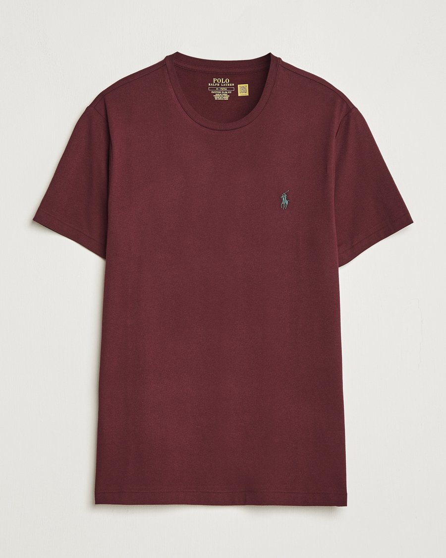 Uomini | T-shirt | Polo Ralph Lauren | Crew Neck T-Shirt Harvard Wine