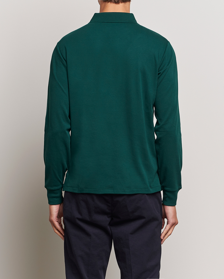Uomini | Maglieria | Polo Ralph Lauren | Luxury Pima Cotton Long Sleeve Polo Hunt Club Green