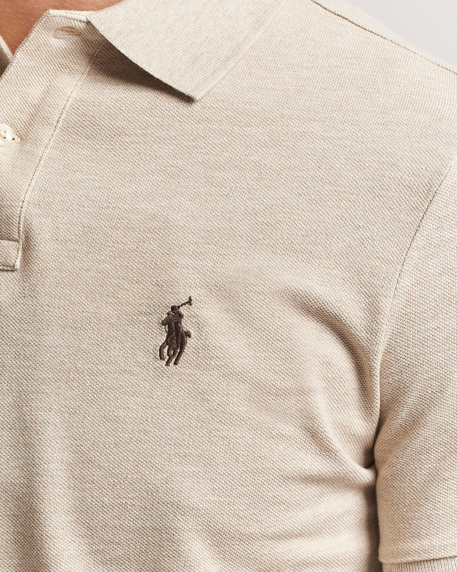Uomini | Polo | Polo Ralph Lauren | Custom Slim Fit Polo Expedition Dune Heather