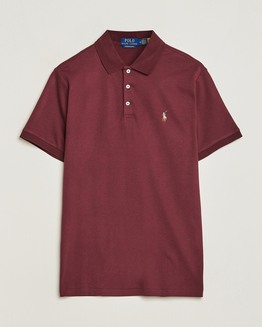 Uomini | Polo | Polo Ralph Lauren | Luxury Pima Cotton Polo Harvard Wine