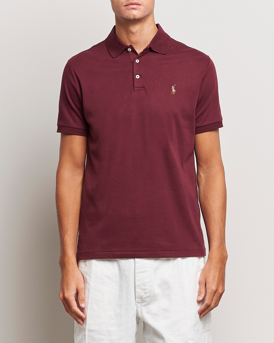 Uomini | Polo | Polo Ralph Lauren | Luxury Pima Cotton Polo Harvard Wine
