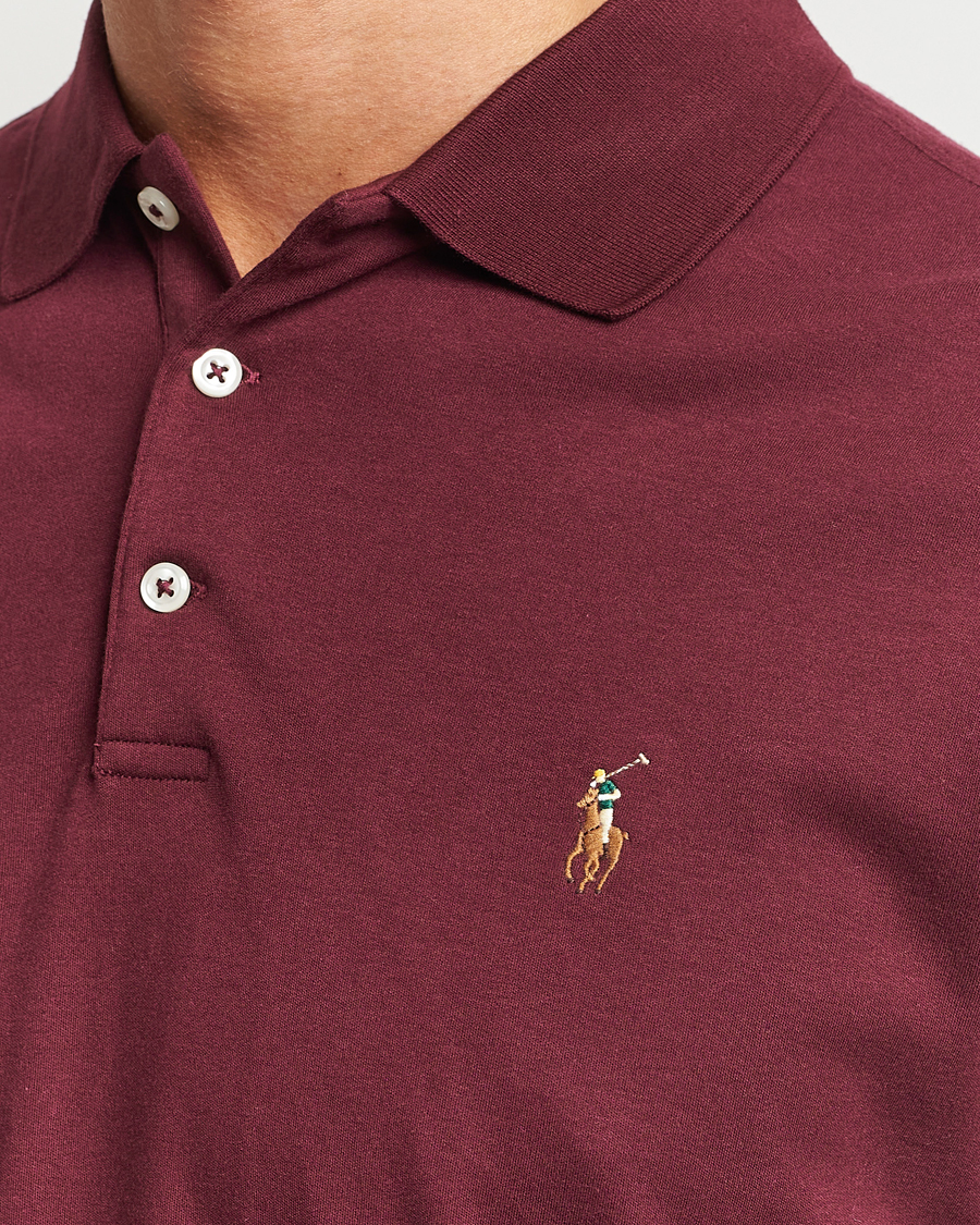 Uomini | Polo | Polo Ralph Lauren | Luxury Pima Cotton Polo Harvard Wine