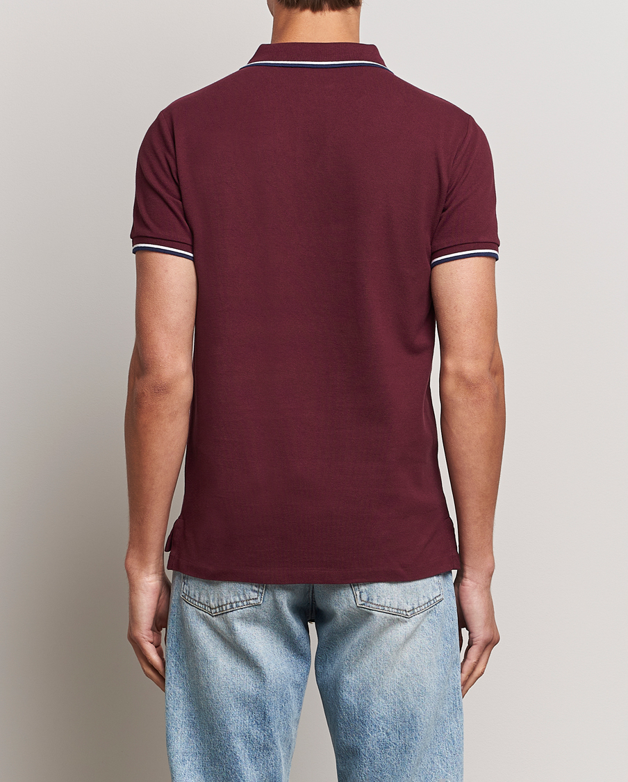 Uomini | Polo | Polo Ralph Lauren | Custom Slim Fit Piped Polo Harvard Wine
