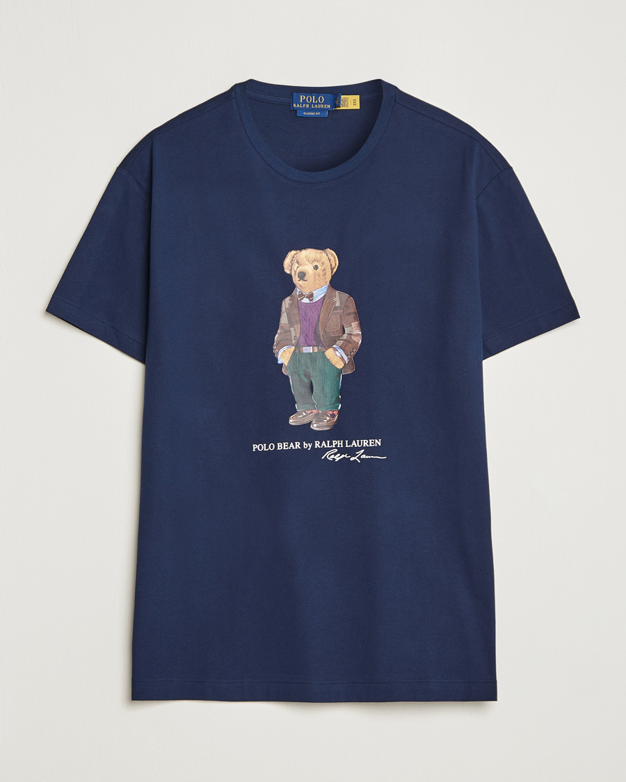 Uomini | T-shirt | Polo Ralph Lauren | Printed Heritage Bear T-Shirt Cruise Navy