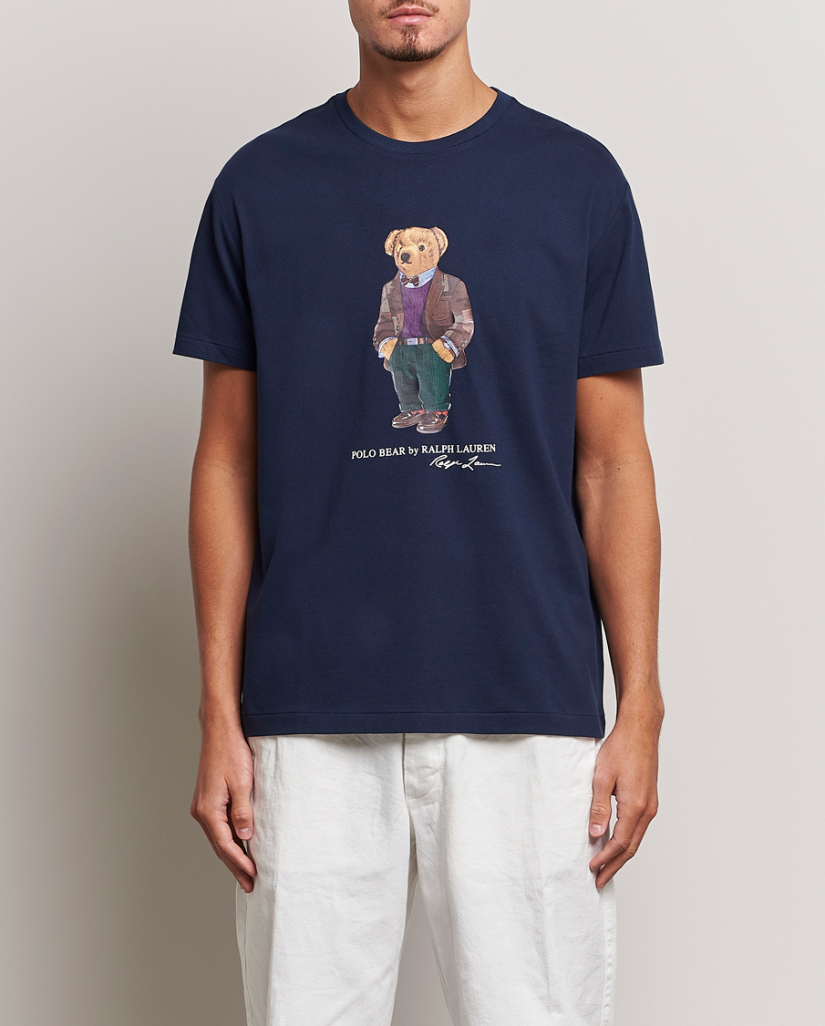 Uomini | T-shirt | Polo Ralph Lauren | Printed Heritage Bear T-Shirt Cruise Navy