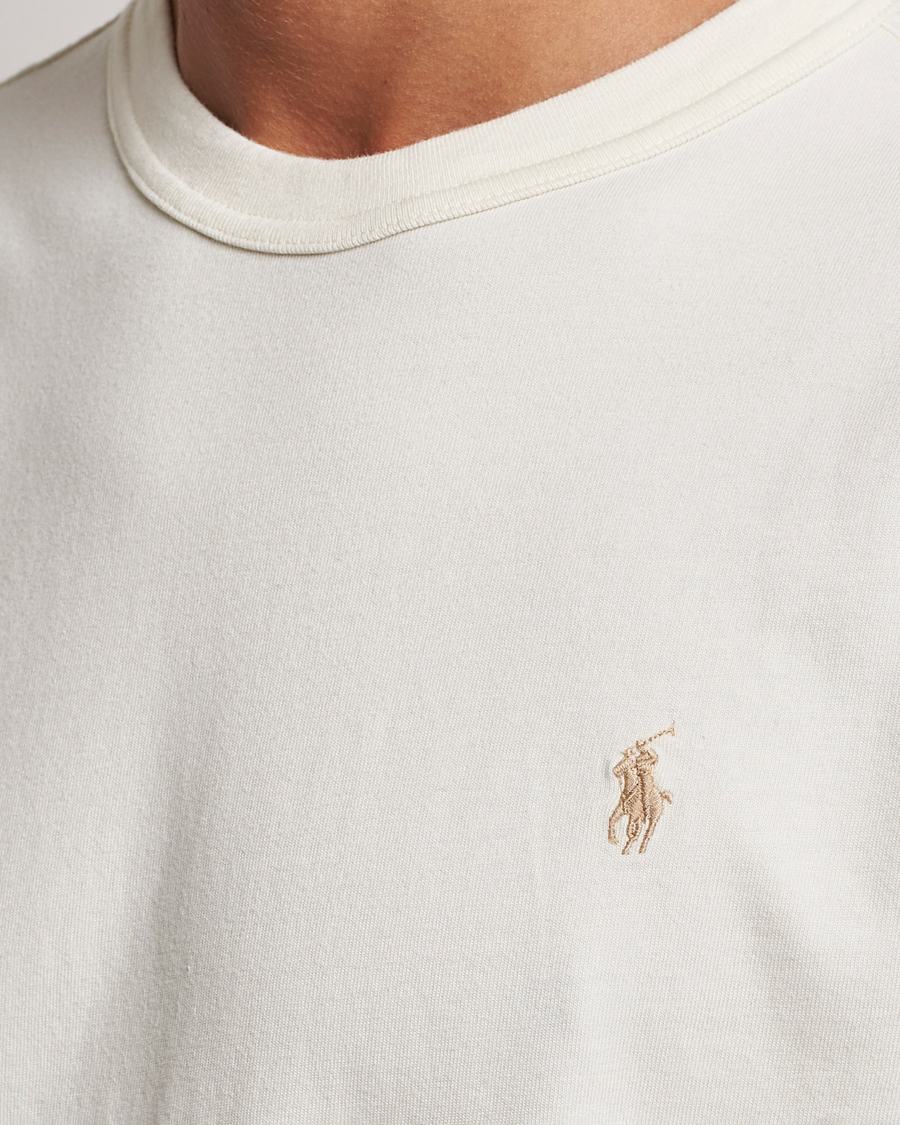 Uomini | T-shirt | Polo Ralph Lauren | Loopback Crew Neck T-Shirt Clubhouse Cream