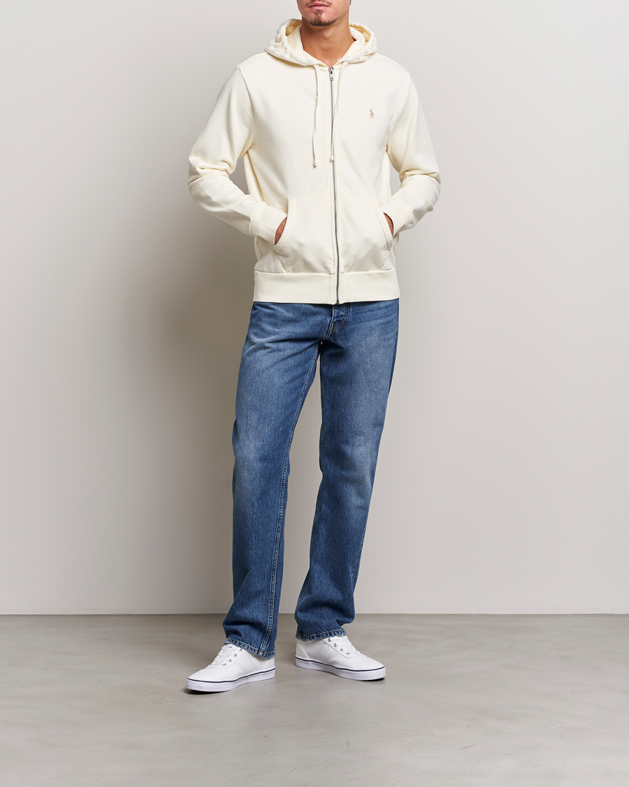 Uomini | Maglieria | Polo Ralph Lauren | Loopback Terry Full-Zip Hoodie Clubhouse Cream