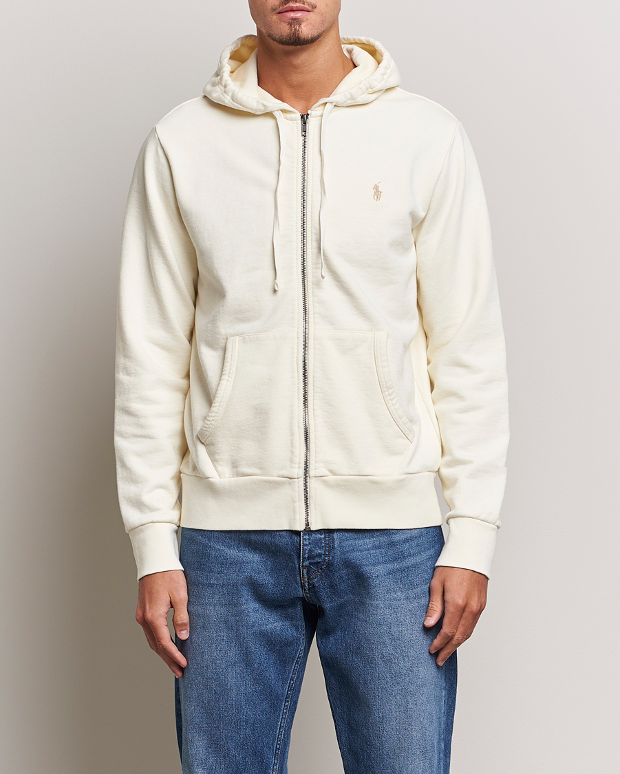 Uomini | Maglieria | Polo Ralph Lauren | Loopback Terry Full-Zip Hoodie Clubhouse Cream