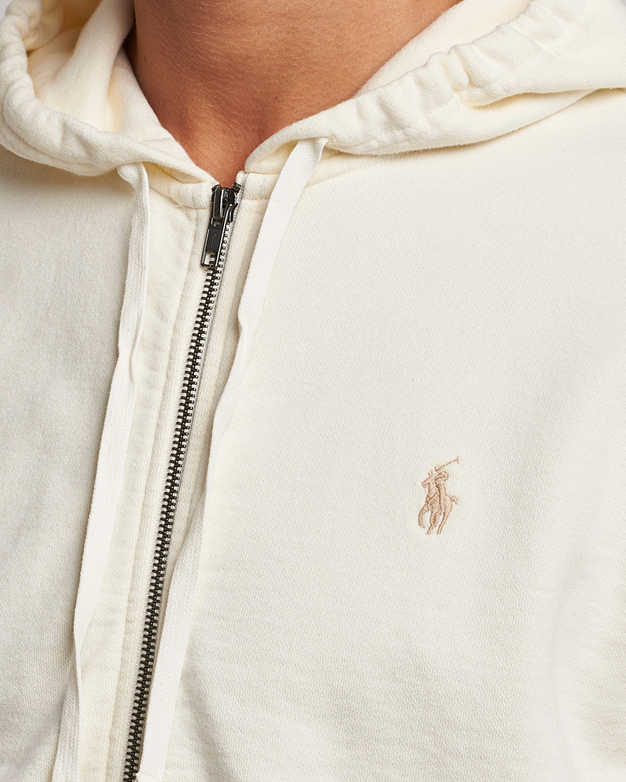 Uomini | Maglieria | Polo Ralph Lauren | Loopback Terry Full-Zip Hoodie Clubhouse Cream
