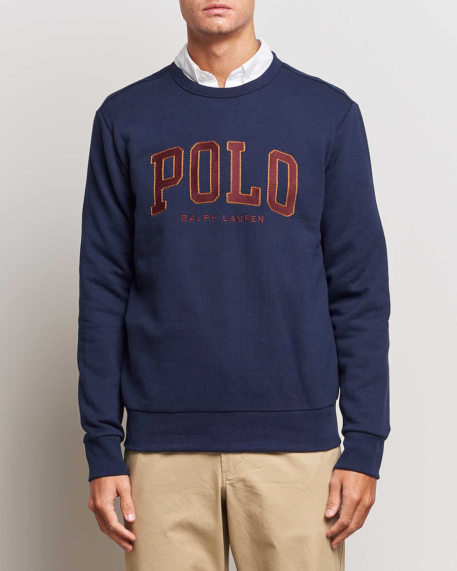 Uomini | Maglieria | Polo Ralph Lauren | RL Fleece Logo Sweatshirt Cruise Navy