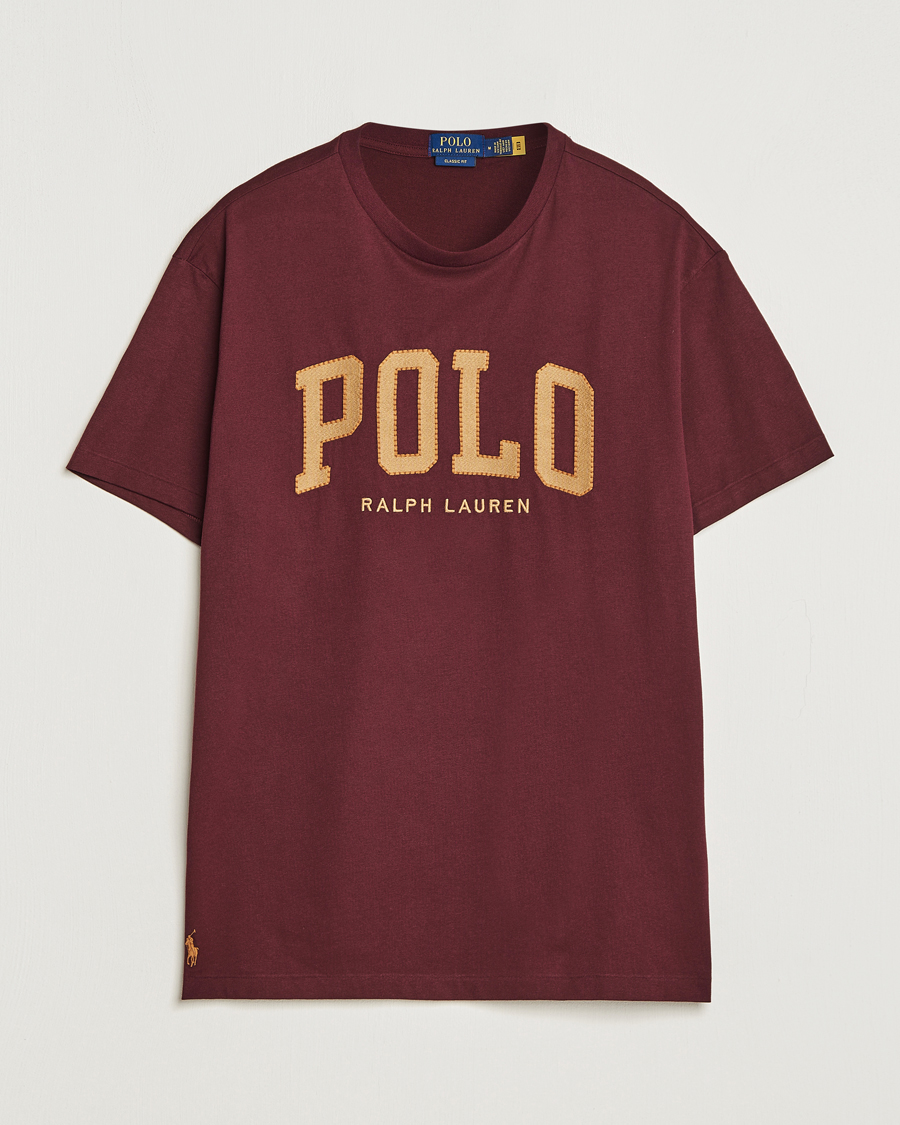Uomini | T-shirt | Polo Ralph Lauren | Logo Crew Neck T-Shirt Harvard Wine