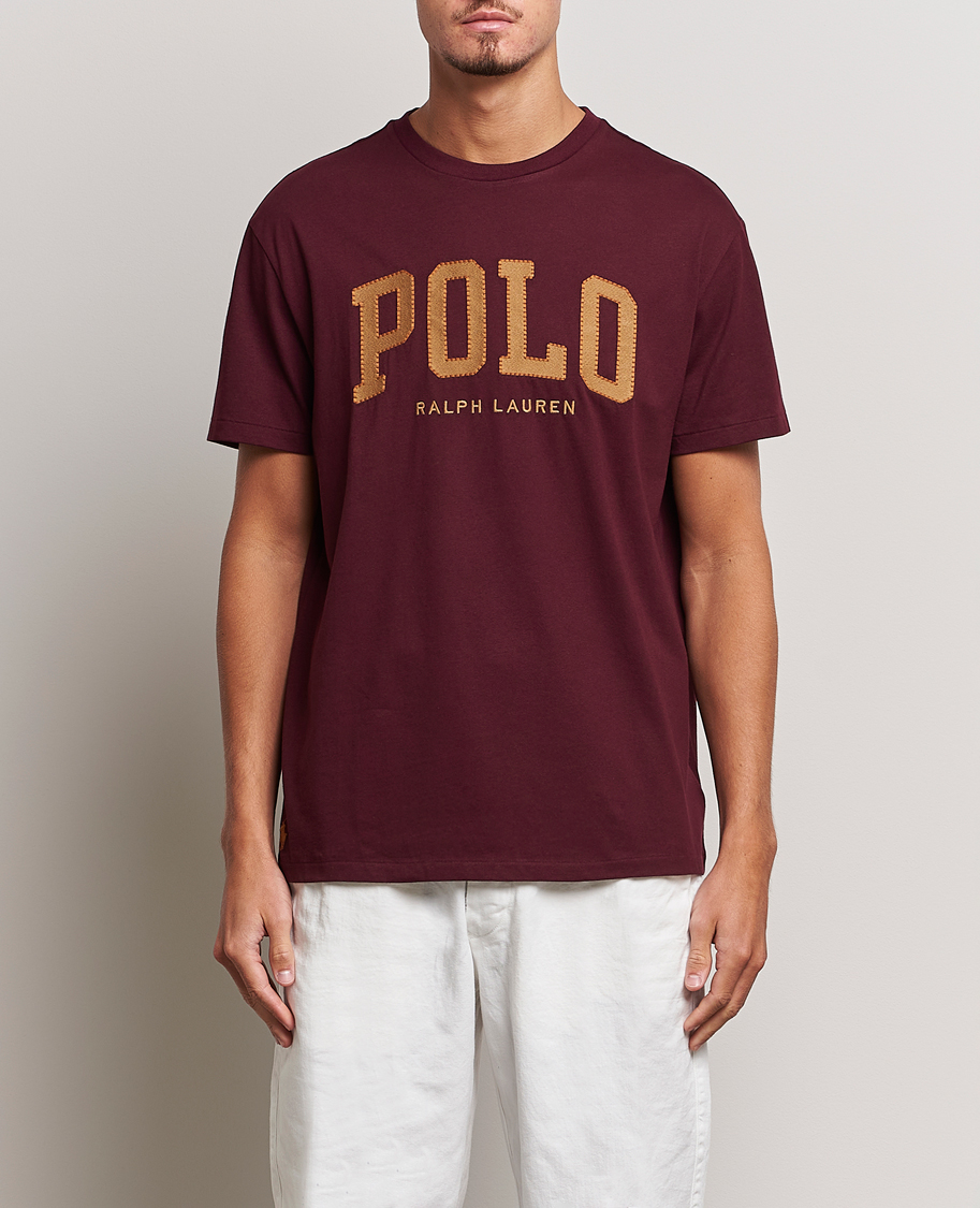 Uomini | T-shirt | Polo Ralph Lauren | Logo Crew Neck T-Shirt Harvard Wine