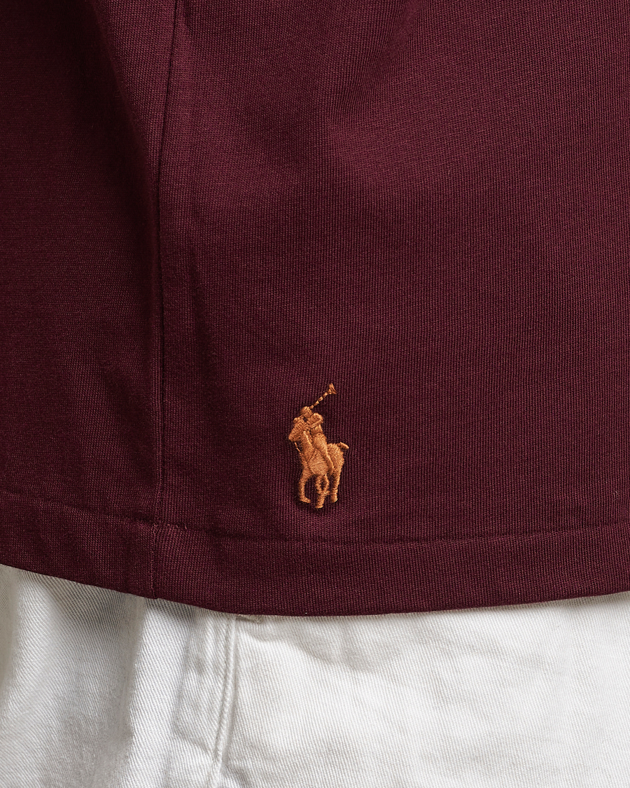 Uomini | T-shirt | Polo Ralph Lauren | Logo Crew Neck T-Shirt Harvard Wine