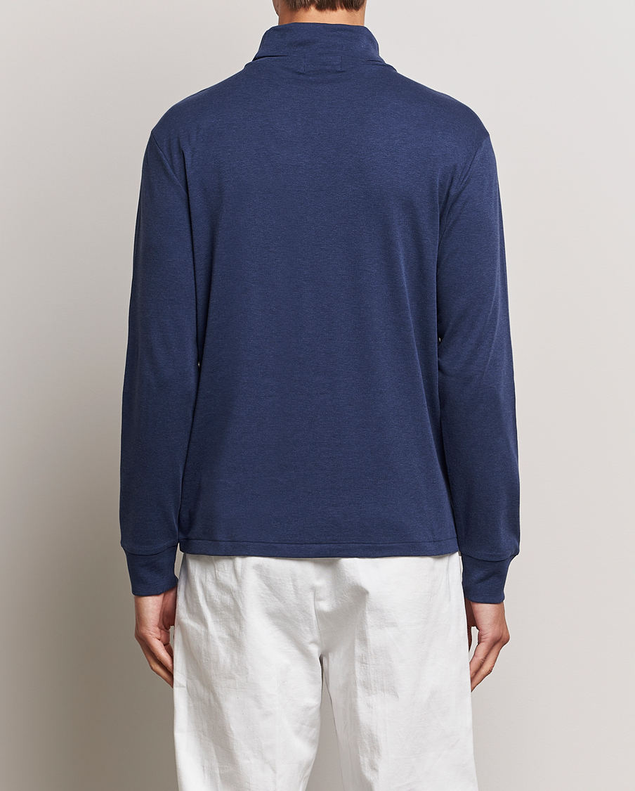 Uomini | Maglieria | Polo Ralph Lauren | Luxury Pima Cotton Rollneck Spring Navy Heather