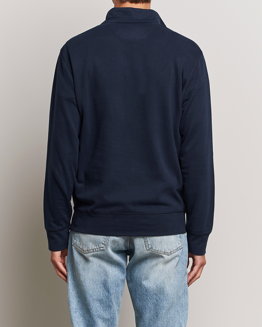 Uomini | Maglieria | Polo Ralph Lauren | Double Knit Half-Zip Sweater Aviator Navy