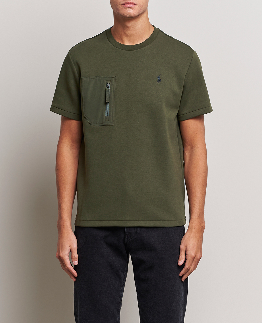 Uomini | T-shirt | Polo Ralph Lauren | Double Knit Pocket T-Shirt Company Olive