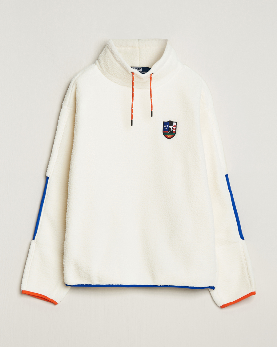 Uomini | Maglieria | Polo Ralph Lauren | Vintage Fleece Sweater Clubhouse Cream Multi