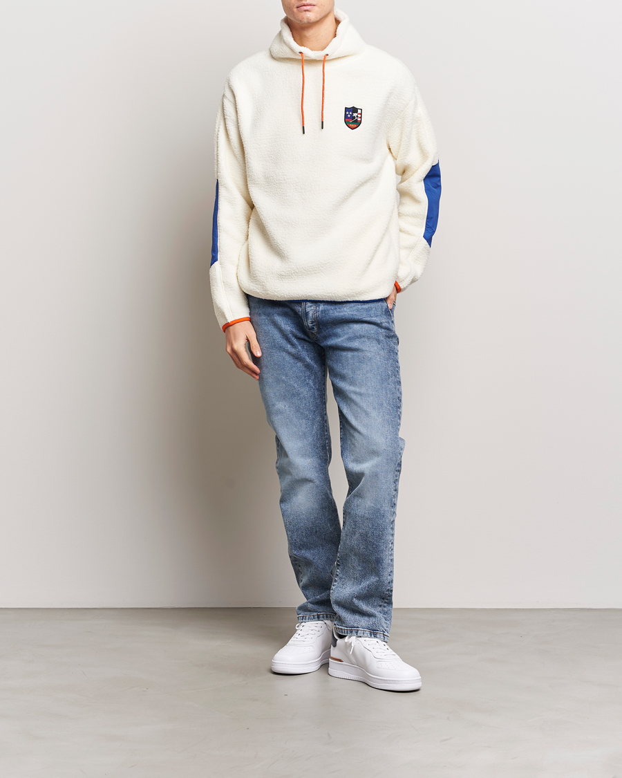 Uomini | Maglieria | Polo Ralph Lauren | Vintage Fleece Sweater Clubhouse Cream Multi