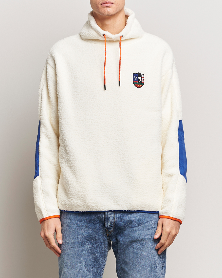 Uomini | Maglieria | Polo Ralph Lauren | Vintage Fleece Sweater Clubhouse Cream Multi