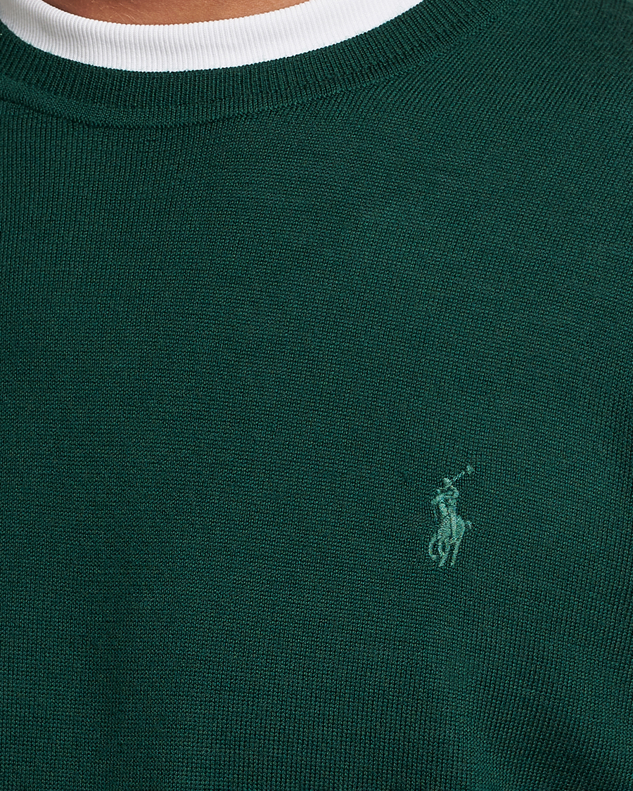 Uomini | Maglieria | Polo Ralph Lauren | Merino Crew Neck Pullover Hunt Club Green