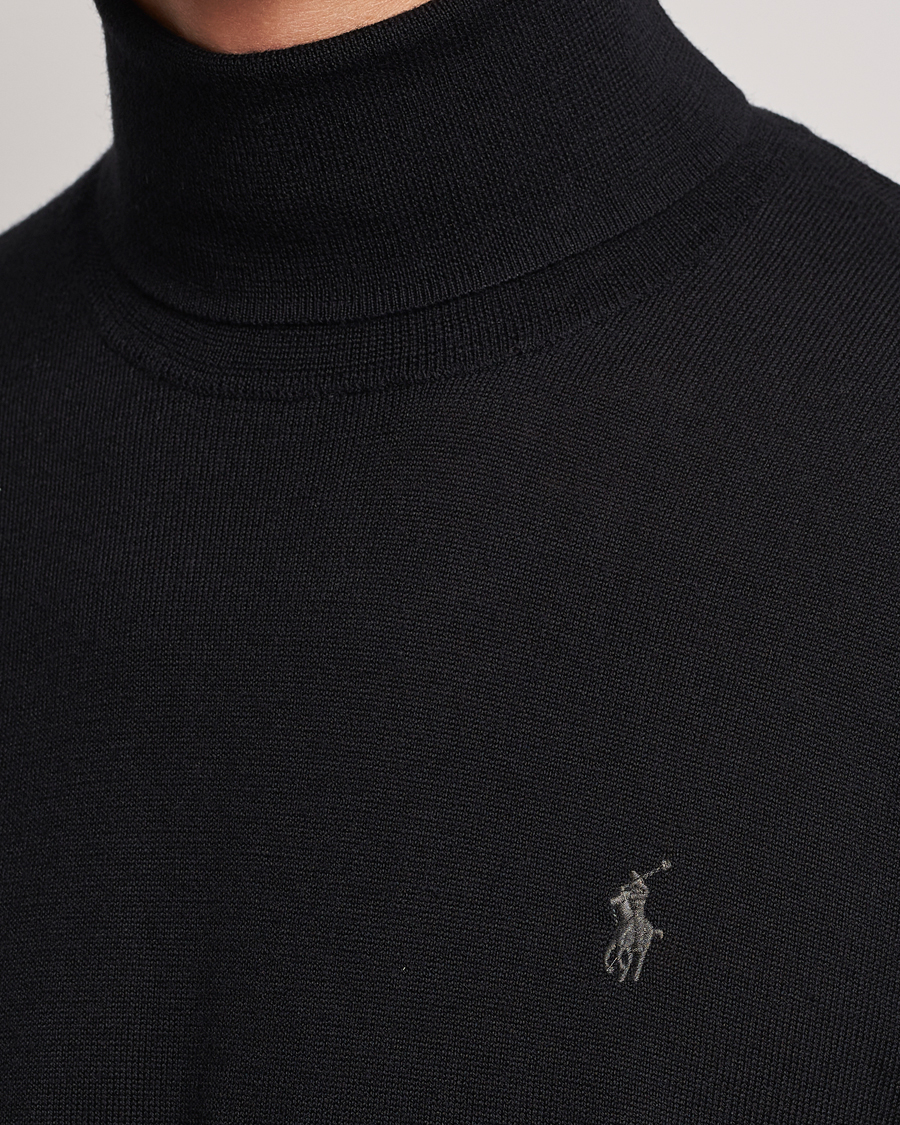 Uomini | Maglieria | Polo Ralph Lauren | Merino Knitted Rollneck Black