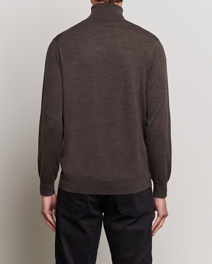 Uomini | Maglieria | Polo Ralph Lauren | Merino Knitted Rollneck Brown Heather