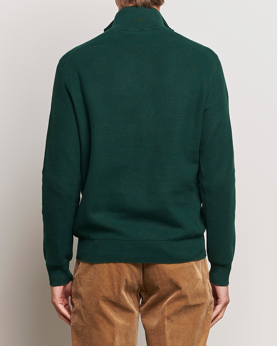 Uomini | Maglieria | Polo Ralph Lauren | Textured Half Zip Hunt Club Green