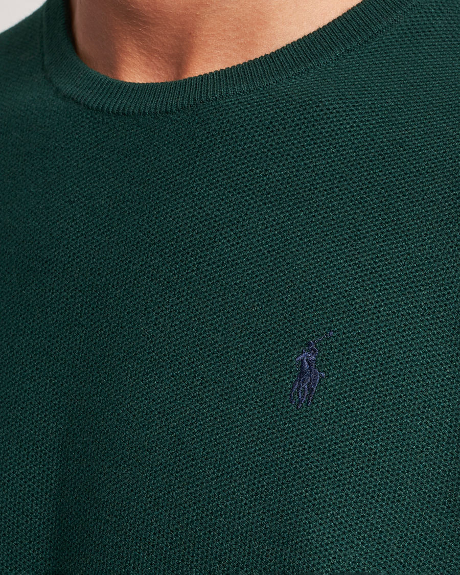 Uomini | Maglieria | Polo Ralph Lauren | Textured Crew Neck Sweater Hunt Club Green