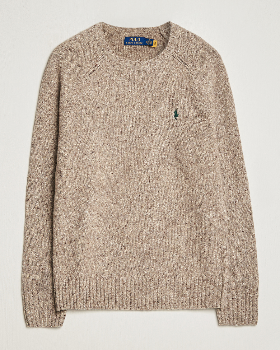 Uomini | Maglieria | Polo Ralph Lauren | Wool Knitted Donegal Sweater Bark