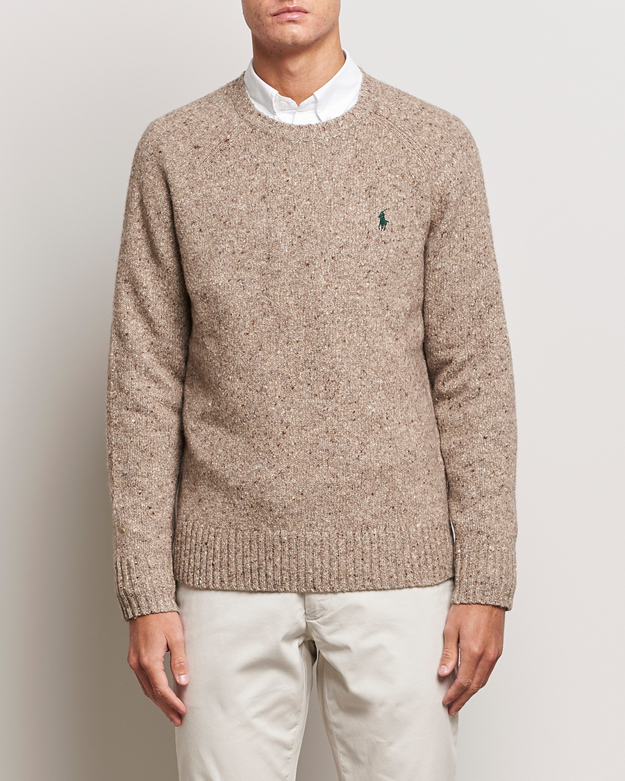 Uomini | Maglieria | Polo Ralph Lauren | Wool Knitted Donegal Sweater Bark