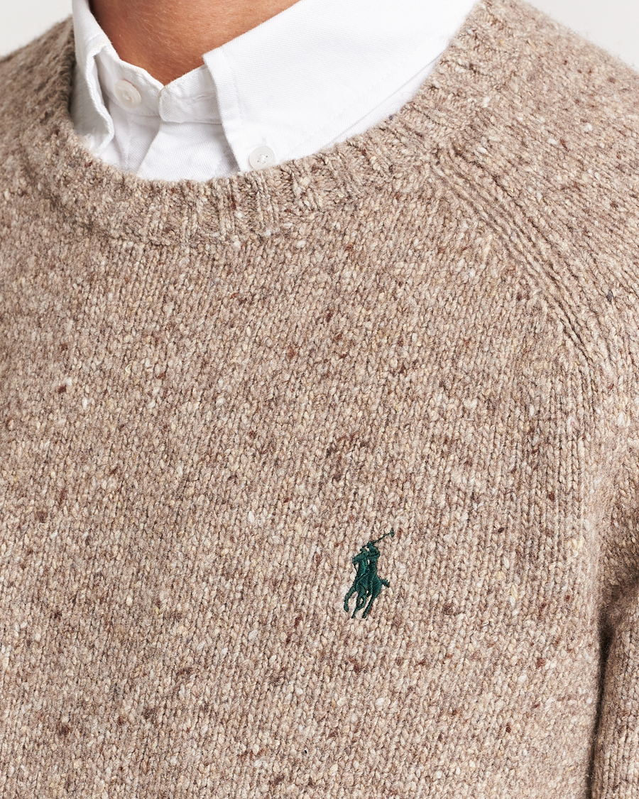 Uomini | Maglieria | Polo Ralph Lauren | Wool Knitted Donegal Sweater Bark