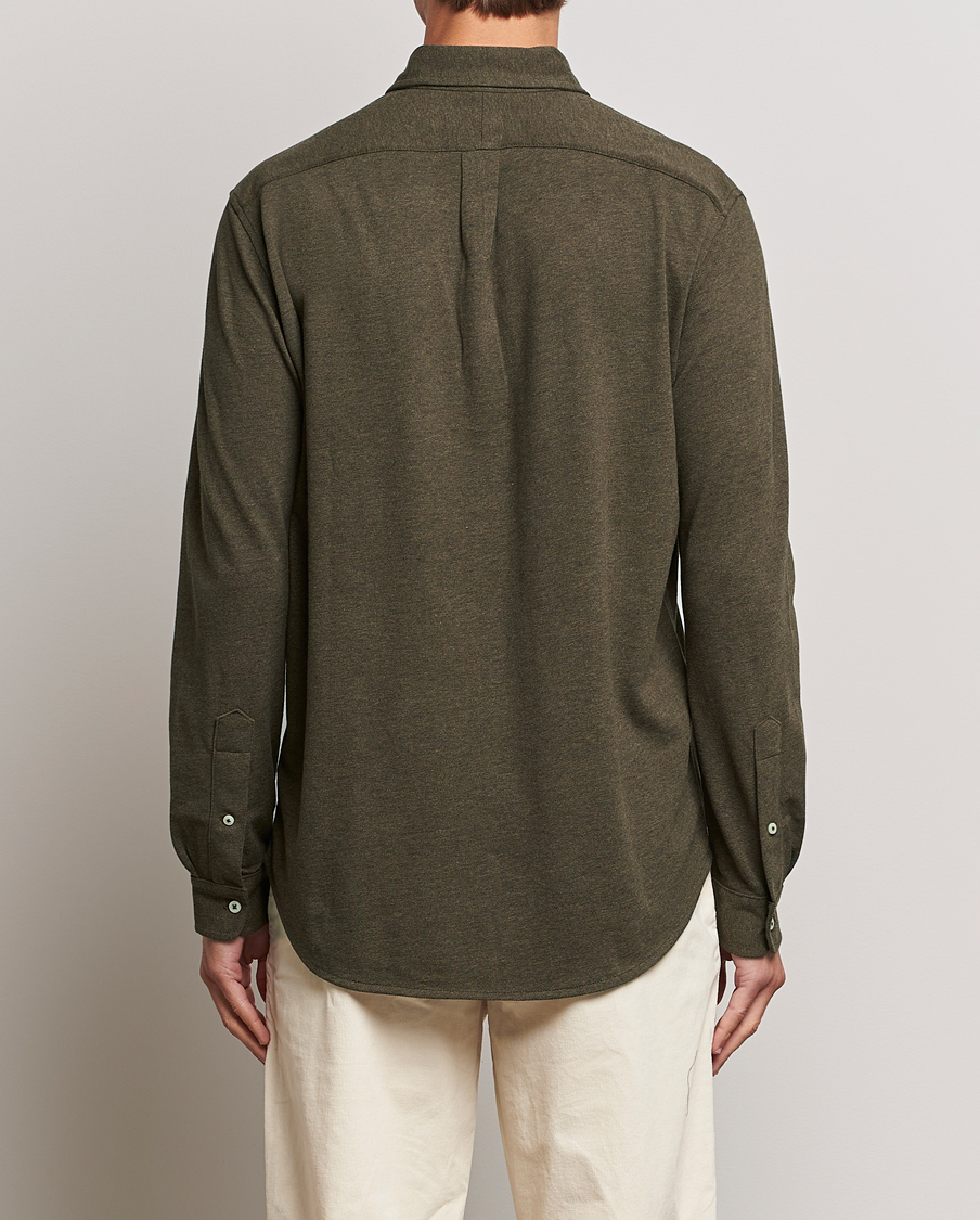 Uomini | Camicie | Polo Ralph Lauren | Featherweight Mesh Shirt Wilson Olive Heather