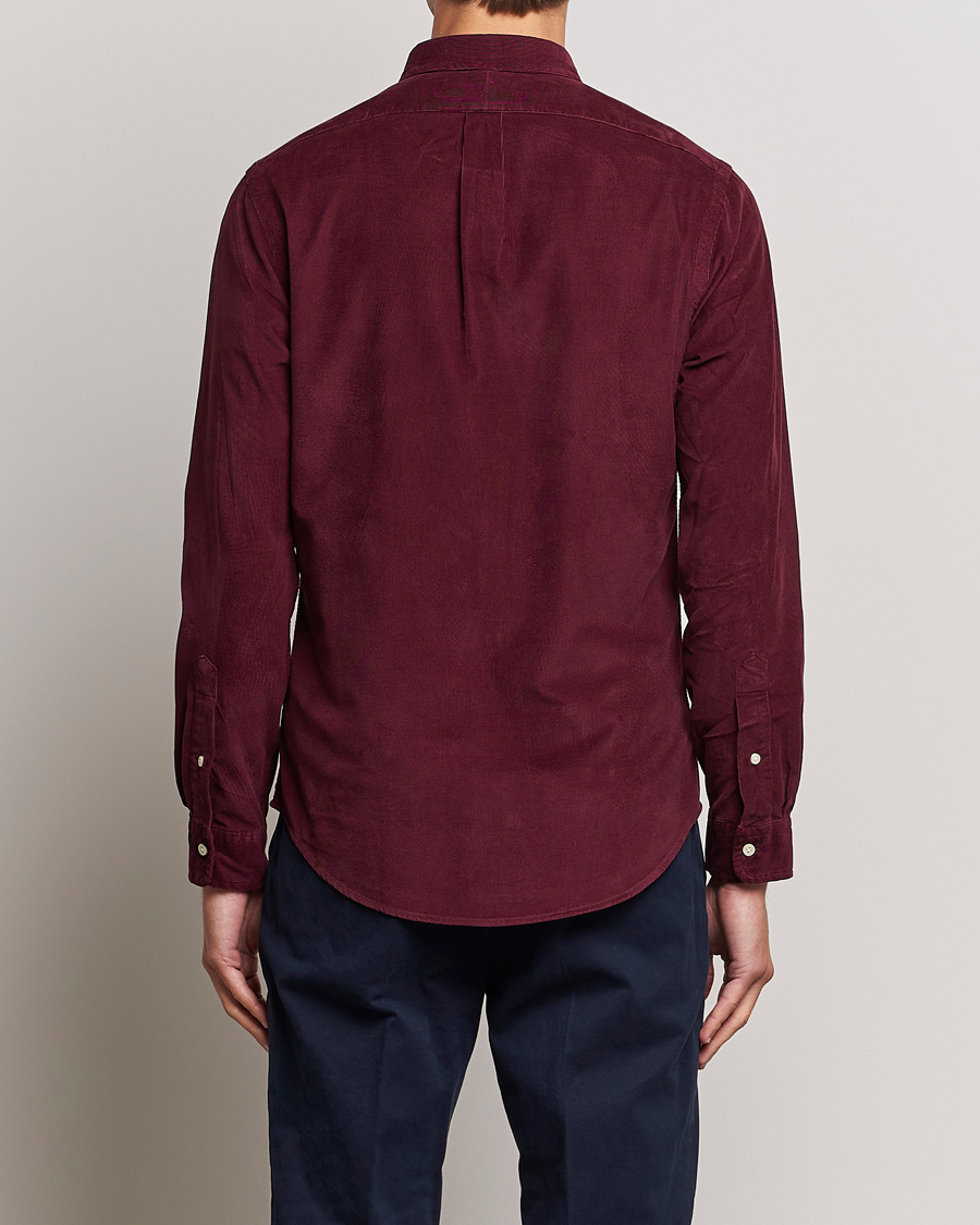 Uomini | Camicie | Polo Ralph Lauren | Slim Fit Corduroy Shirt Harvard Wine