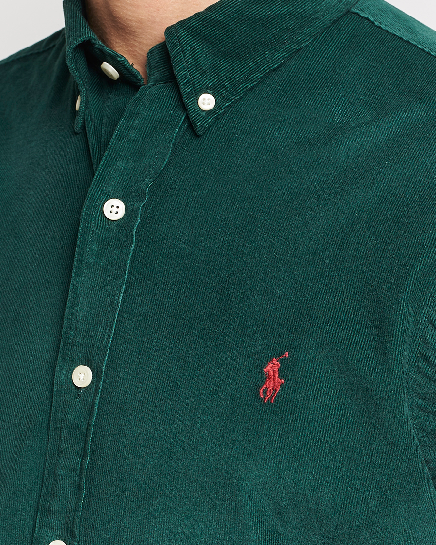 Uomini | Camicie | Polo Ralph Lauren | Slim Fit Corduroy Shirt Hunt Club Green