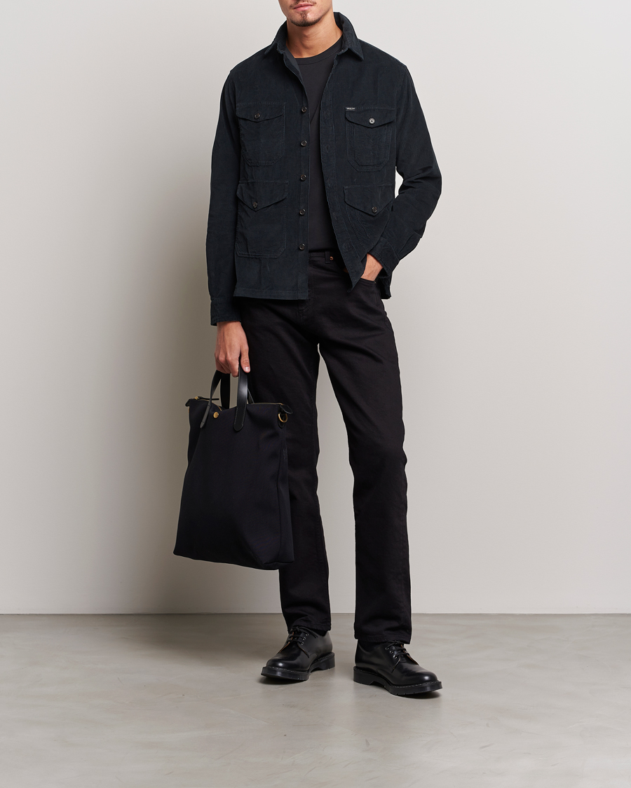Uomini | Camicie | Polo Ralph Lauren | Corduroy Pocket Overshirt Black