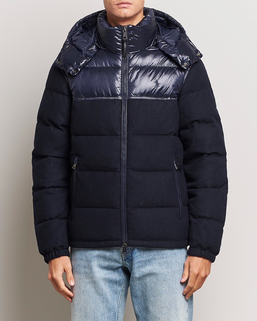 Uomini | Giacche | Polo Ralph Lauren | Flint Wool Down Jacket Collection Navy