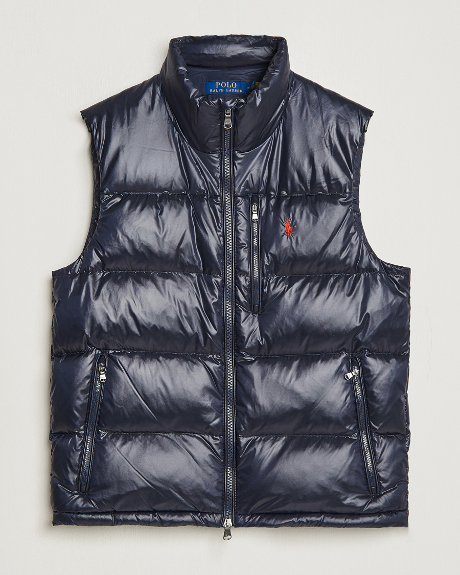 Uomini | Giacche | Polo Ralph Lauren | El Cap High Gloss Down Vest Collection Navy
