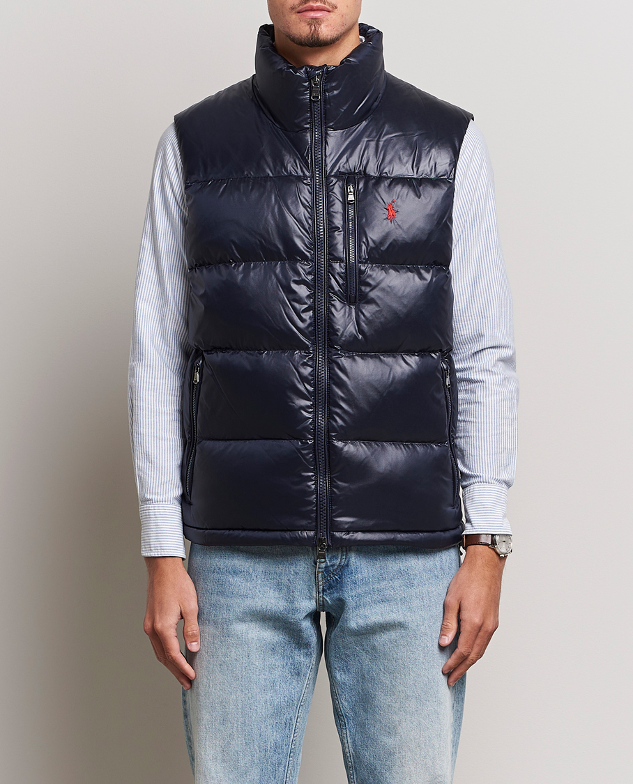 Uomini | Giacche | Polo Ralph Lauren | El Cap High Gloss Down Vest Collection Navy