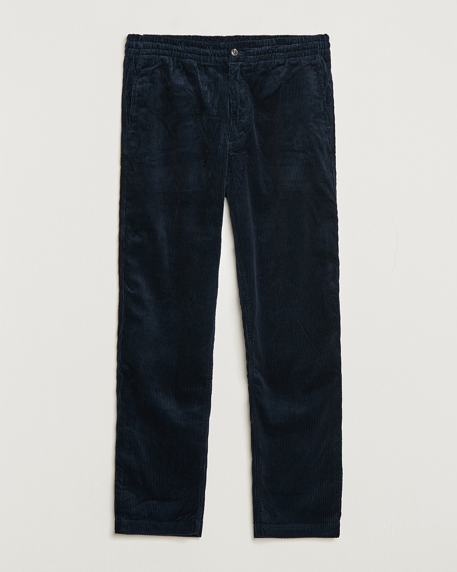 Uomini | Pantaloni | Polo Ralph Lauren | Prepster Corduroy Drawstring Pants Aviator Navy