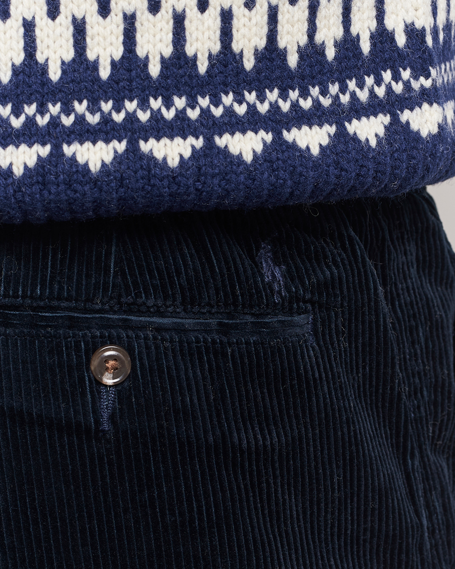 Uomini | Pantaloni | Polo Ralph Lauren | Prepster Corduroy Drawstring Pants Aviator Navy