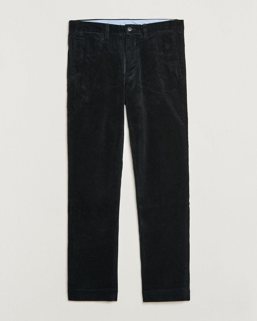 Uomini | Pantaloni | Polo Ralph Lauren | Bedford Slim Fit Corduroy Trousers Black