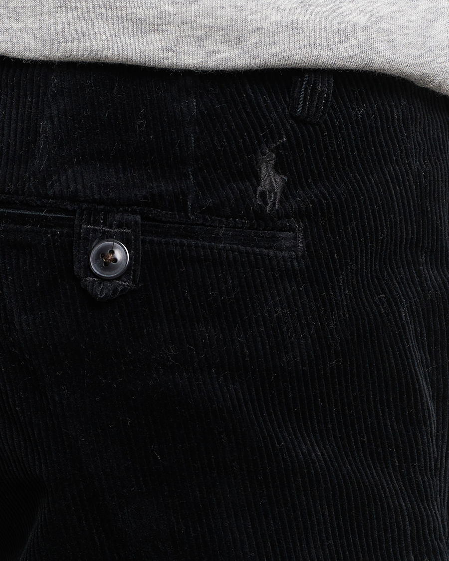 Uomini | Pantaloni | Polo Ralph Lauren | Bedford Slim Fit Corduroy Trousers Black