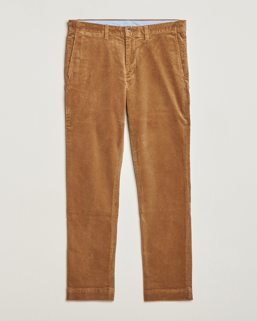 Uomini | Pantaloni | Polo Ralph Lauren | Bedford Slim Fit Corduroy Trousers Golden Brown