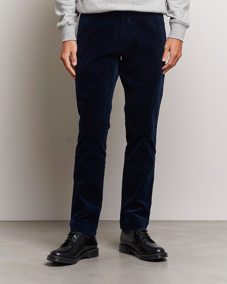 Uomini | Pantaloni | Polo Ralph Lauren | Bedford Slim Fit Corduroy Trousers Aviator Navy