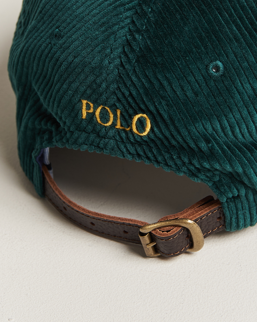 Uomini | Polo Ralph Lauren Corduroy Cap College Green | Polo Ralph Lauren | Corduroy Cap College Green