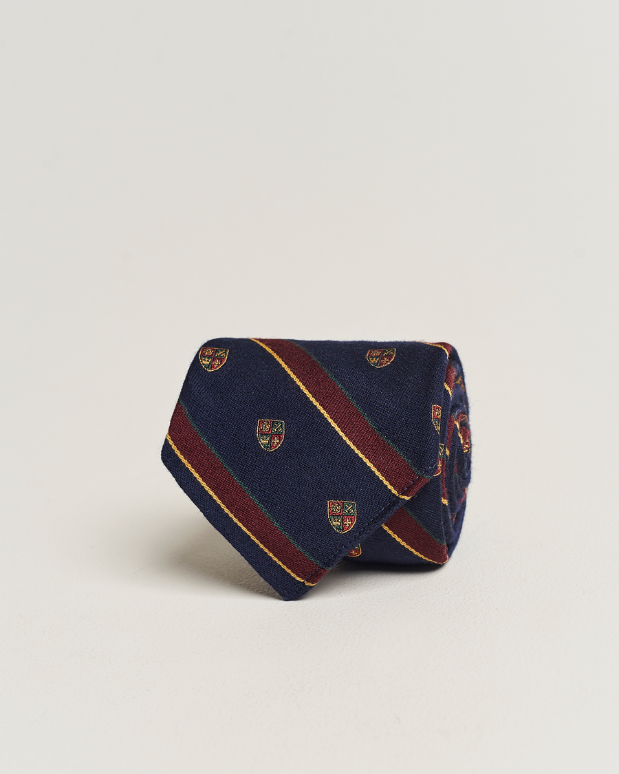 Uomini | Polo Ralph Lauren Vintage Club Striped Tie Navy | Polo Ralph Lauren | Vintage Club Striped Tie Navy