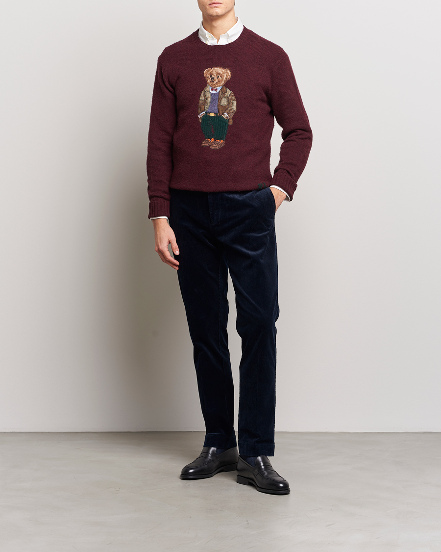 Uomini | Pantaloni | Polo Ralph Lauren | Corduroy Pleated Trousers Aviator Navy