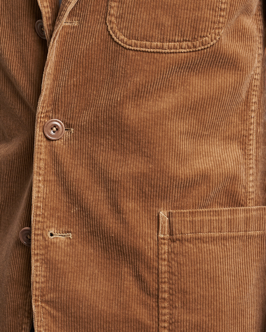 Uomini | Blazers | Polo Ralph Lauren | Corduroy Stretch Blazer Rustic Tan