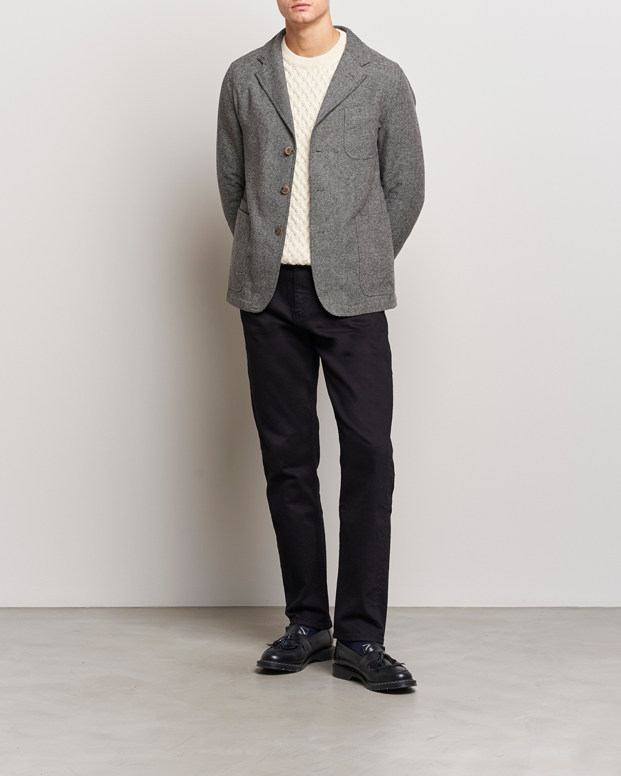 Uomini | Blazers | Polo Ralph Lauren | Classic Herringbone Sportcoat Black/Cream